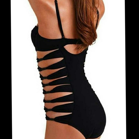 Black sexy monokini - Picture 2 of 2